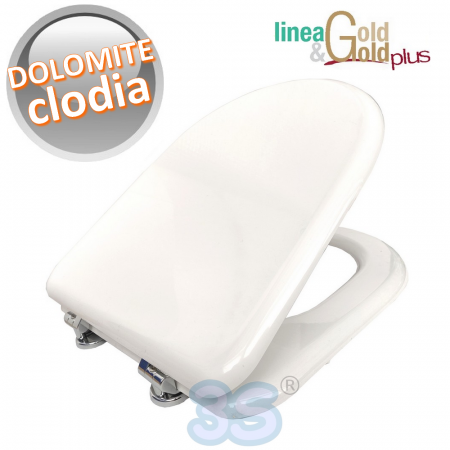 Sedile per wc CLODIA e CLODIA DUO Ceramica Dolomite - ACB Ercos linea Gold